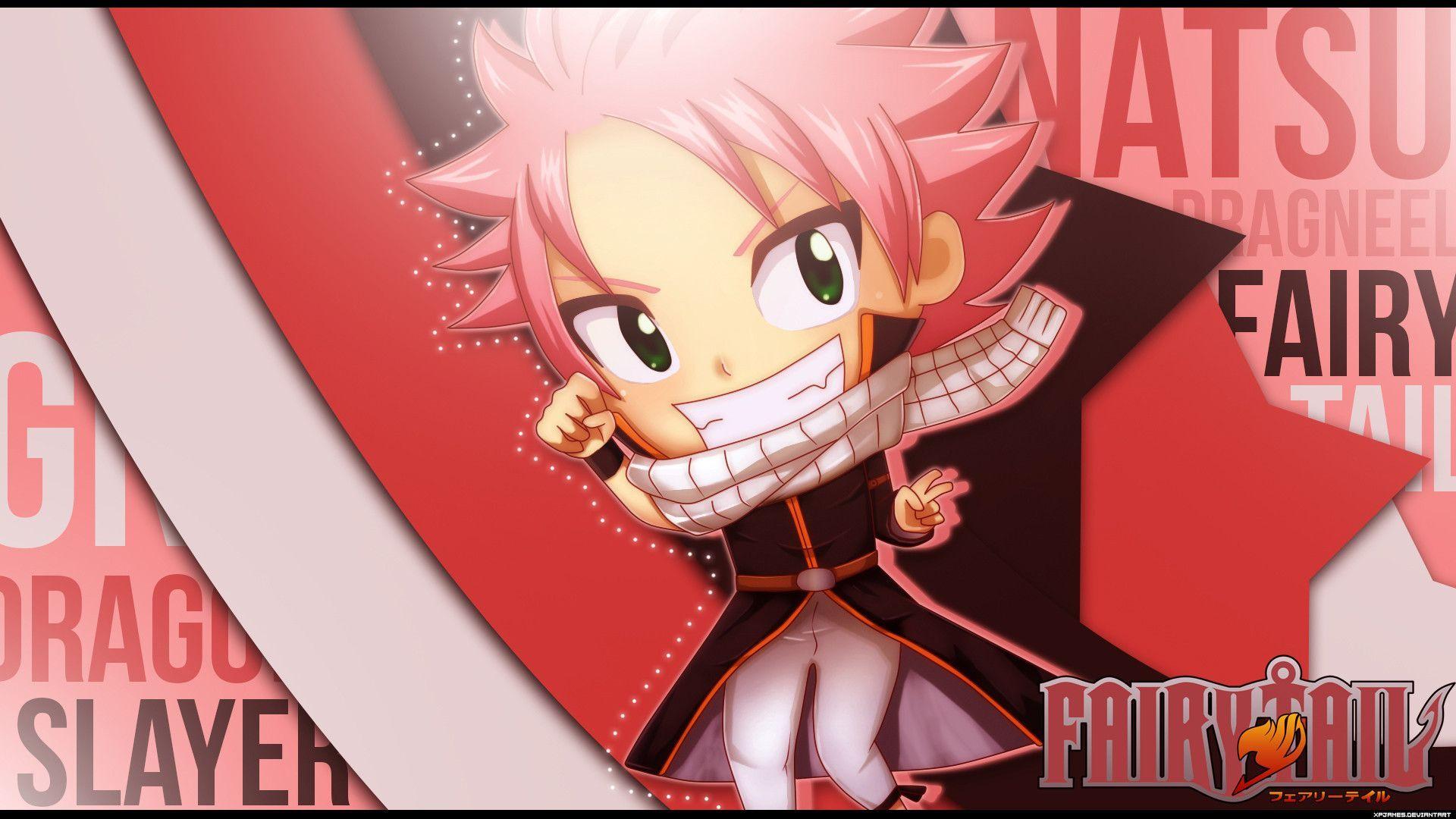 Ảnh anime dễ thương của Natsu trong Fairy Tail