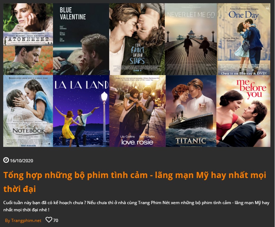 Full HD - Cả 2 website trangphim.net và phimhan.co còn phát triển cả mảng blog “không giống ai” – thích nói về những bộ phim cũ thiệt cũ để review và giới thiệu đến mọi người những bộ phim cực phẩm.