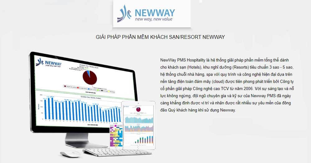 Quản lý khách sạn với phần mềm Newway