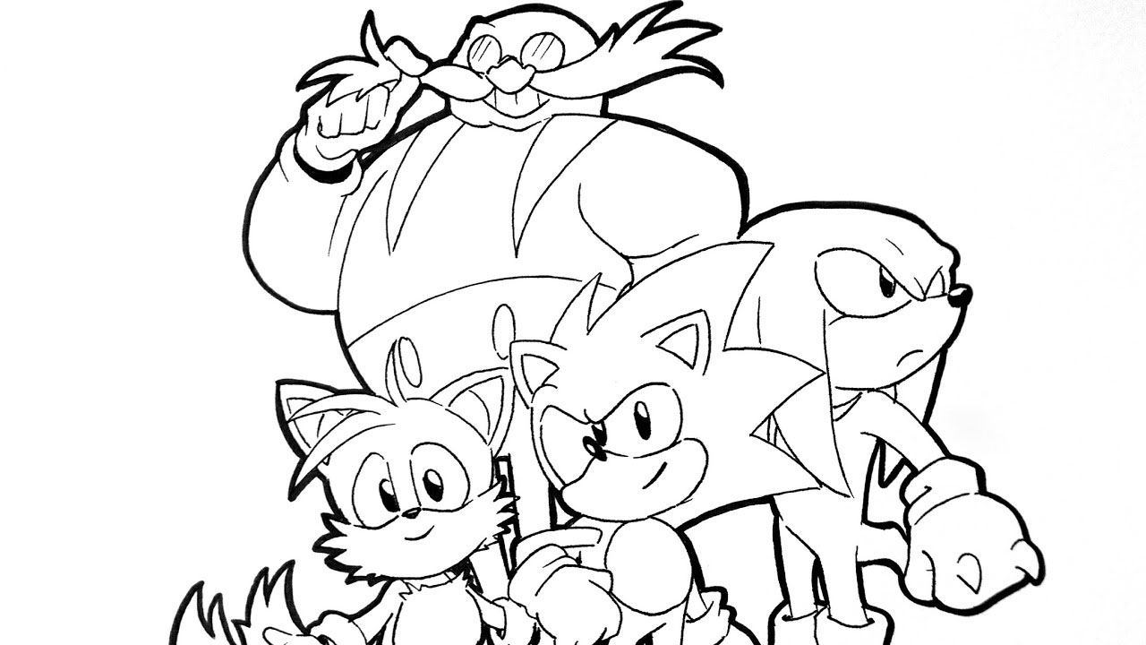Tô màu Sonic cho bé
