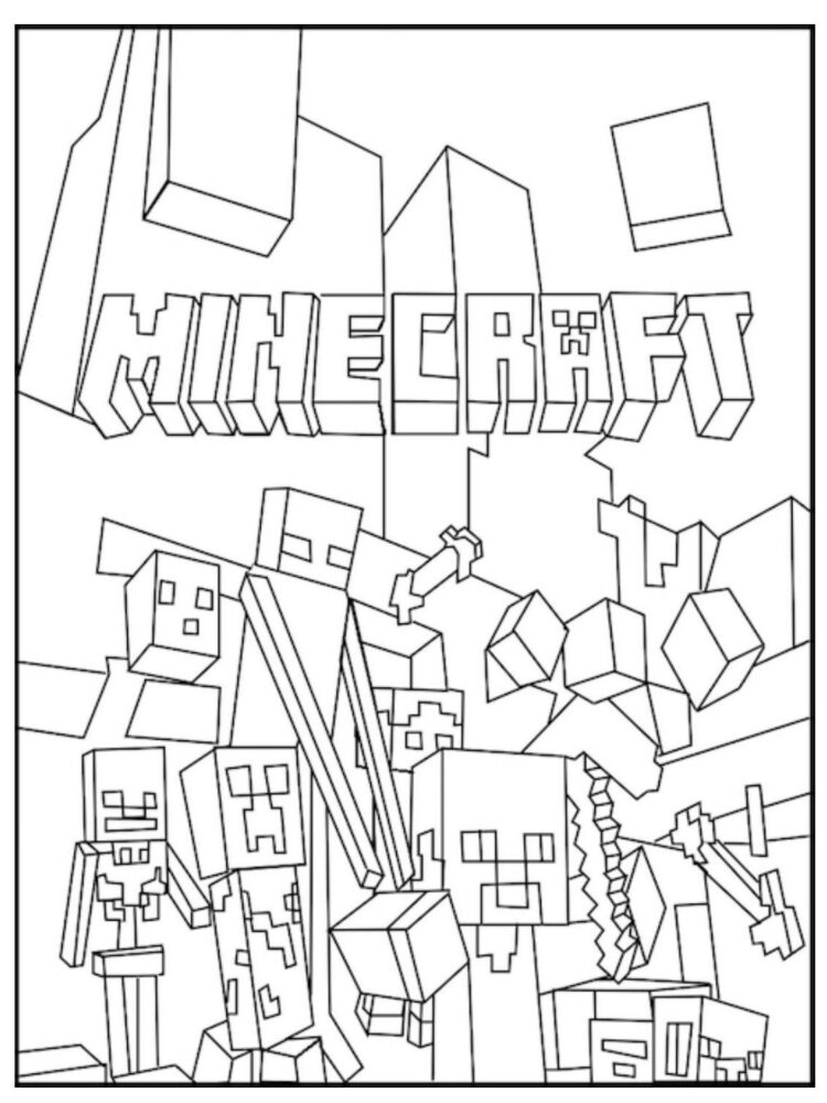 70 Tranh Tô Màu Minecraft Đẹp Và Chất Lượng Giúp Bé Thỏa Thích Sáng Tạo ...