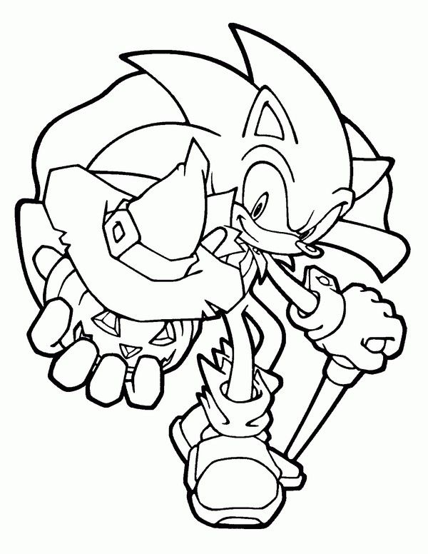 Tranh tô màu pháp sư Sonic