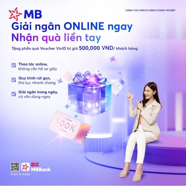 Doanh nghiệp có thể đề xuất cấp hạn mức tín dụng tại BIZ MBBank nhanh chóng